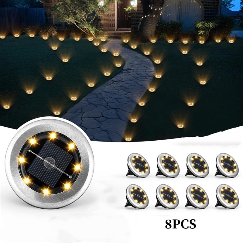 💡 50% RABATT! ☀️ Solcellsmarklyktor – Vattentät, Automatisk Sensor & 8-10h Drift För Perfekt Utomhusbelysning 🌙