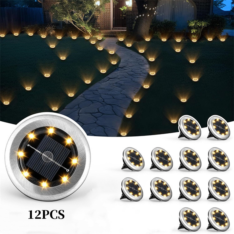 💡 50% RABATT! ☀️ Solcellsmarklyktor – Vattentät, Automatisk Sensor & 8-10h Drift För Perfekt Utomhusbelysning 🌙