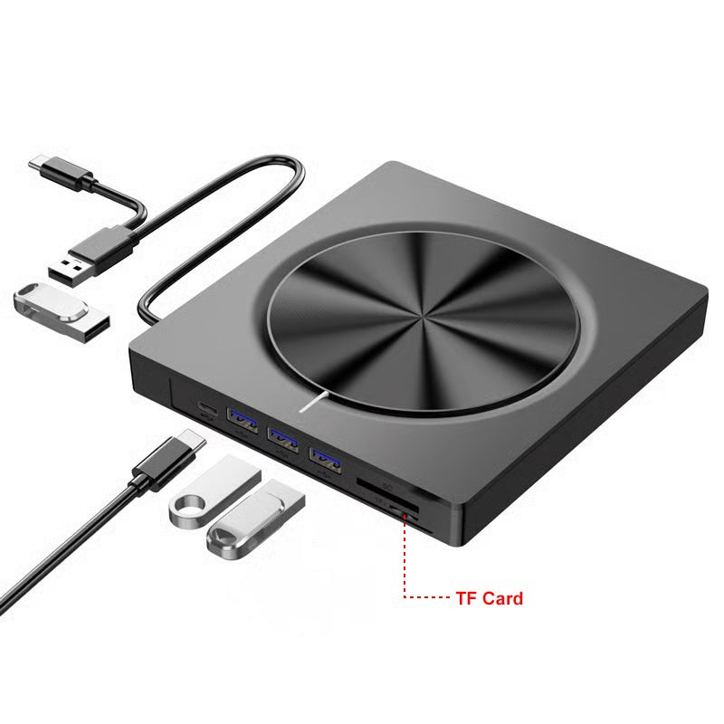 7-i-1 USB 3.0 Typ-C DVD-brännare