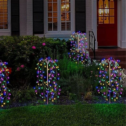 ☀️ 50% RABATT 🌙 | Solcellsdrivna Trädgårdslampor – 100/200 LED & IP55 Vattentät