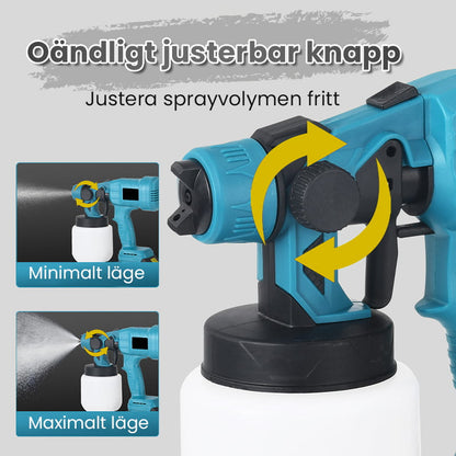 🔥🔥 50% rabatt + gratis frakt! 💥 🎨 Trådlös elektrisk färgspruta – snabb, ren och effektiv