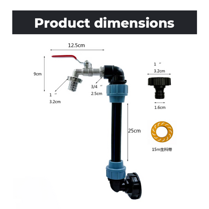 🛠️Komplett monteringssats för IBC-tank💧