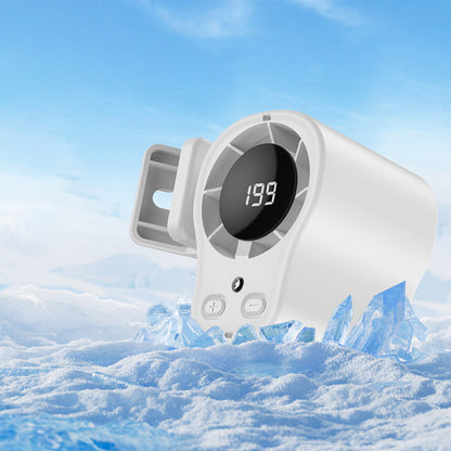 🚗 50% RABATT NU!❄️ Handsfree-fläkt med LED-skärm – Kraftfull Kylning & Stabil Fästning – Bärbar Essential 🔋