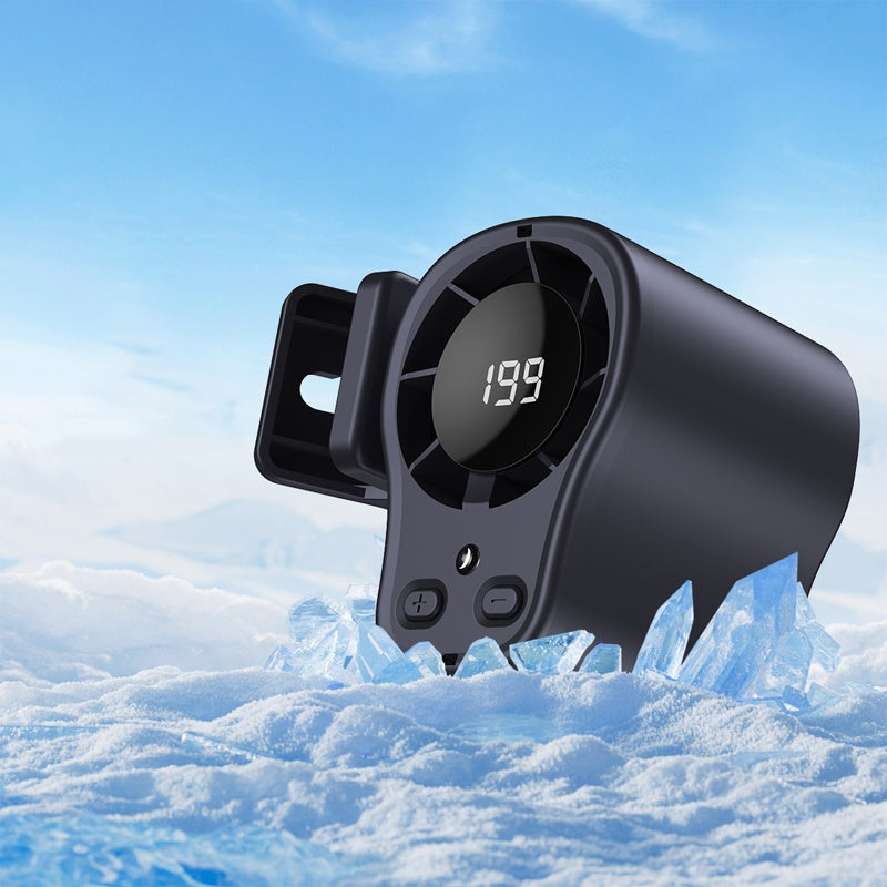 🚗 50% RABATT NU!❄️ Handsfree-fläkt med LED-skärm – Kraftfull Kylning & Stabil Fästning – Bärbar Essential 🔋