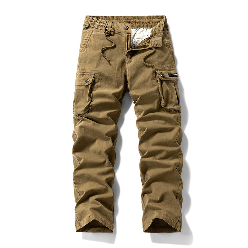 👖 50% RABATT NU! 🛠️ Herr Bomull Cargo Taktiska Byxor – Multificka, Förstärkt Konstruktion & Justerbar Midja 🔧