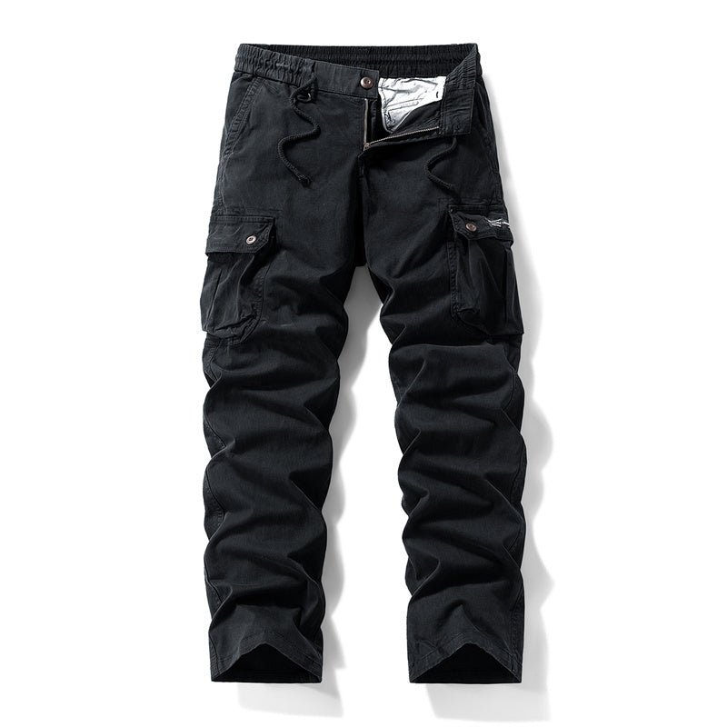 👖 50% RABATT NU! 🛠️ Herr Bomull Cargo Taktiska Byxor – Multificka, Förstärkt Konstruktion & Justerbar Midja 🔧