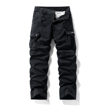 👖 50% RABATT NU! 🛠️ Herr Bomull Cargo Taktiska Byxor – Multificka, Förstärkt Konstruktion & Justerbar Midja 🔧