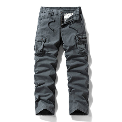 👖 50% RABATT NU! 🛠️ Herr Bomull Cargo Taktiska Byxor – Multificka, Förstärkt Konstruktion & Justerbar Midja 🔧