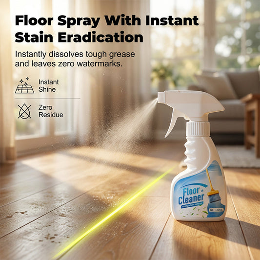 🥳2026 REA🥳💞Över 50 000 sålda!🧹💨 50 % RABATT! Rengöringsspray för hårda golv – Torkar snabbt, lämnar inga vattenfläckar. Återställer den naturliga glansen, antibakteriell och säker för trä och kakel. Frisk botanisk doft. 🏠✨