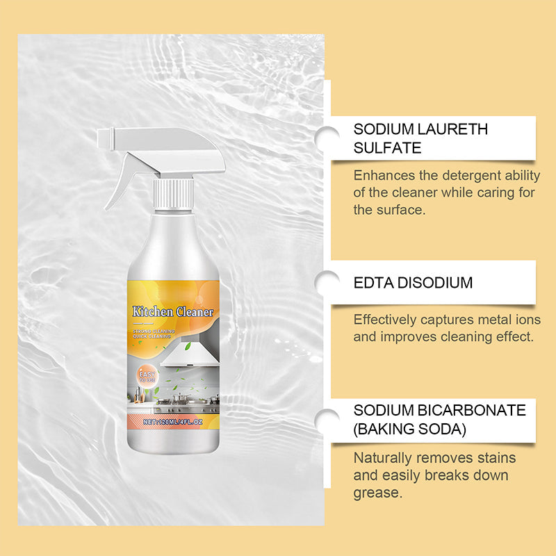 🧼Löser upp fett på mirakulöst sätt! ✨🔥 Bara en lätt sprayning, ingen skrubbning krävs – ditt kök kommer att se helt nytt ut. 💪🍳