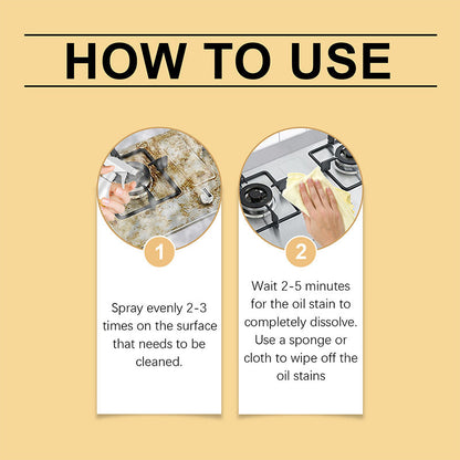 🧼Löser upp fett på mirakulöst sätt! ✨🔥 Bara en lätt sprayning, ingen skrubbning krävs – ditt kök kommer att se helt nytt ut. 💪🍳