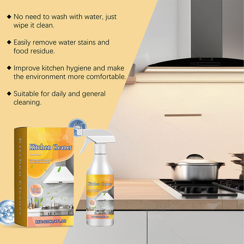 🧼Löser upp fett på mirakulöst sätt! ✨🔥 Bara en lätt sprayning, ingen skrubbning krävs – ditt kök kommer att se helt nytt ut. 💪🍳