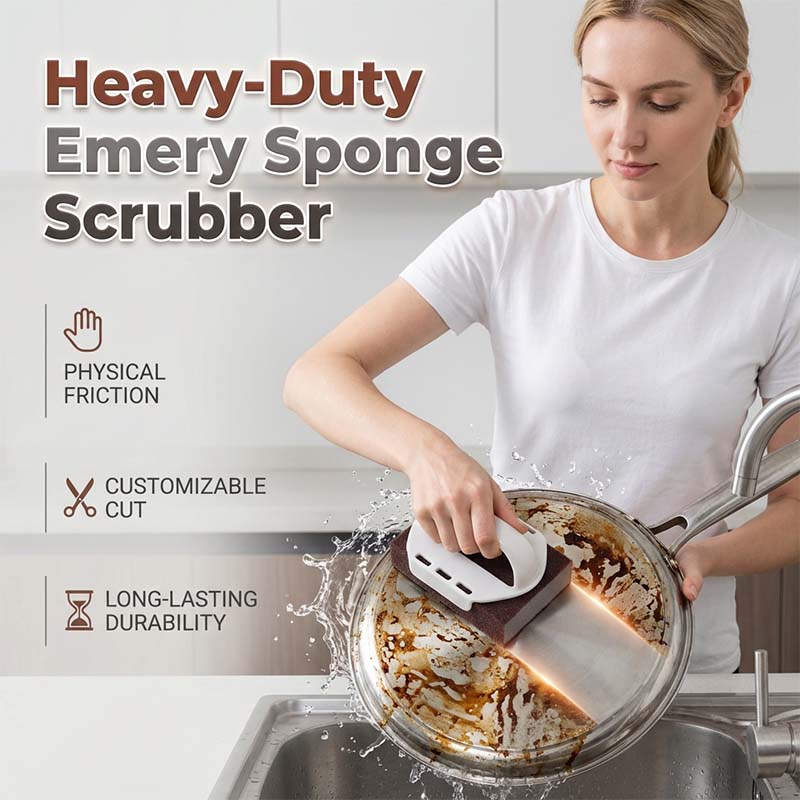 🔥🎁Nyhet 50 % RABATT🔥Emery-svampskrubber för kraftig rengöring