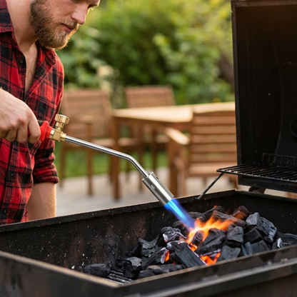 🔥Sista dagen av den tidsbegränsade 50% rea!🔥 Högeffekts Gasbrännare med Justerbar Flämreglering