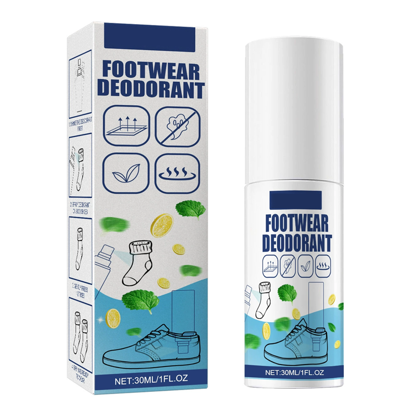👟 1+1 GRATIS! 🧦 Sko- & Strumpluktborttagningsspray – Eliminerar Lukt, Håller Fötterna Fräscha & Skonsam Mot Materialen 👣
