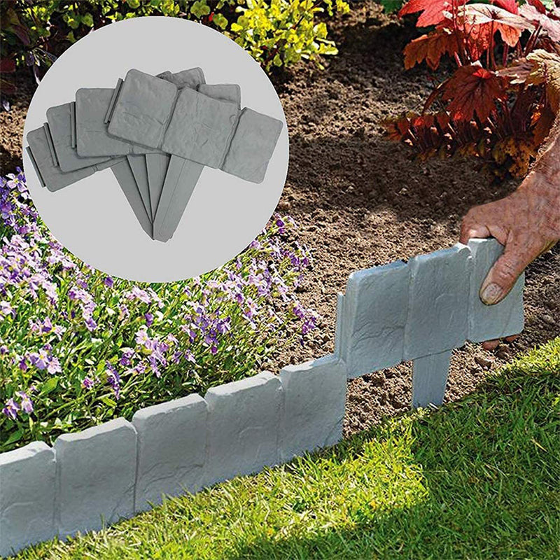 🏡 50% RABATT NU! 🌿 Imitationsten Trädgårdsstaket – Enkel Installation, Utbyggbar & Realistiskt Utseende ✨
