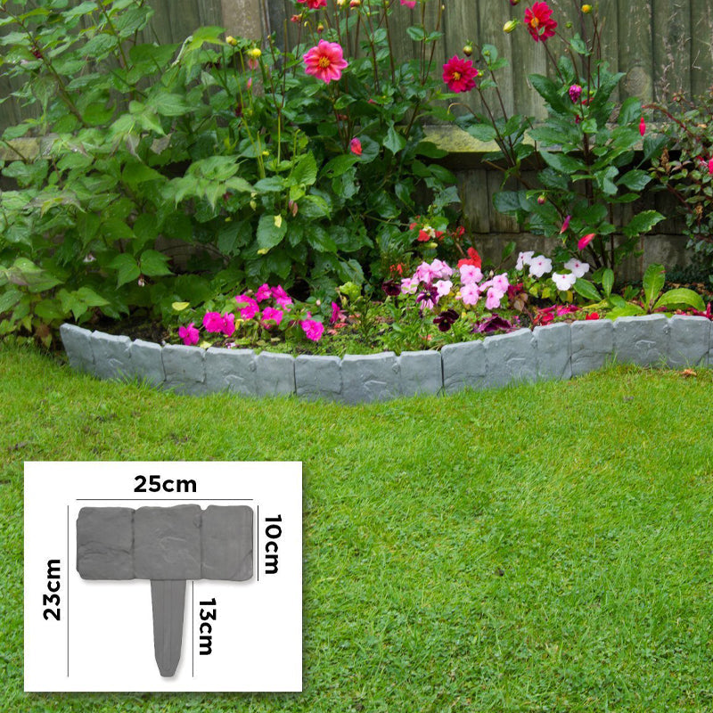 🏡 50% RABATT NU! 🌿 Imitationsten Trädgårdsstaket – Enkel Installation, Utbyggbar & Realistiskt Utseende ✨