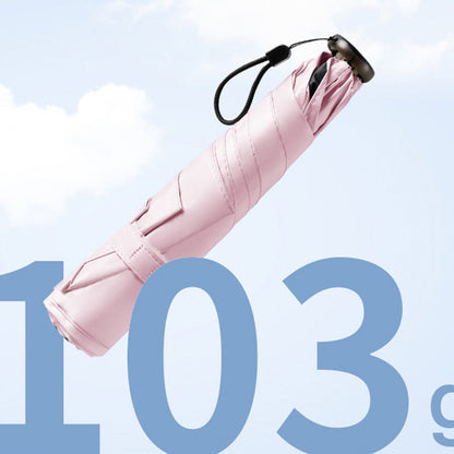 🥳HETT REA 2026🥳💞50 000+ SÅLDA!☂️☀️ 50% RABATT! Ultralätt kompakt paraply – 103 g, UPF 50+, blockerar 99,9% UV. Passar i fickan, i regn och solsken. Din lilla paraply! 🌂✨