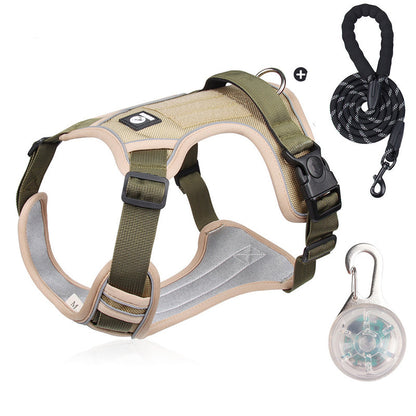 🐶 50% RABATT NU! 🛡️ Dragfri Hundsele med Koppel & LED-halsband – Säker & Bekväm ✨