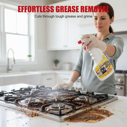 🧼 Kraftfullt köksavfettningsmedel – spraya, torka av, få glans – ingen sköljning behövs! 🍳✨ Effektivt mot fett, skonsamt mot ytor – ditt köks nya bästa vän. 💪🧽