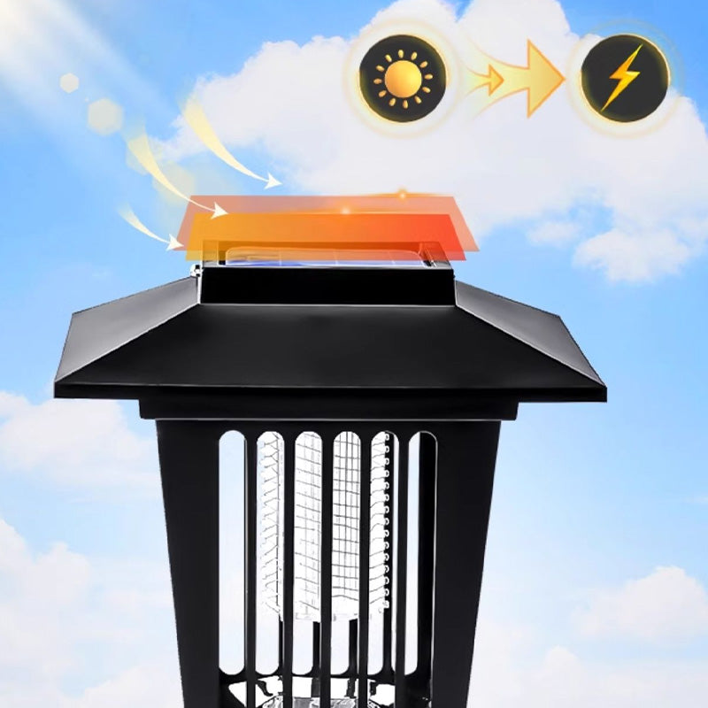 🌿 50% RABATT NU!⚡ Solar Myggdödare Utomhus – Dubbel Ljus & Auto On/Off – Miljövänlig Myggfångare 🦟