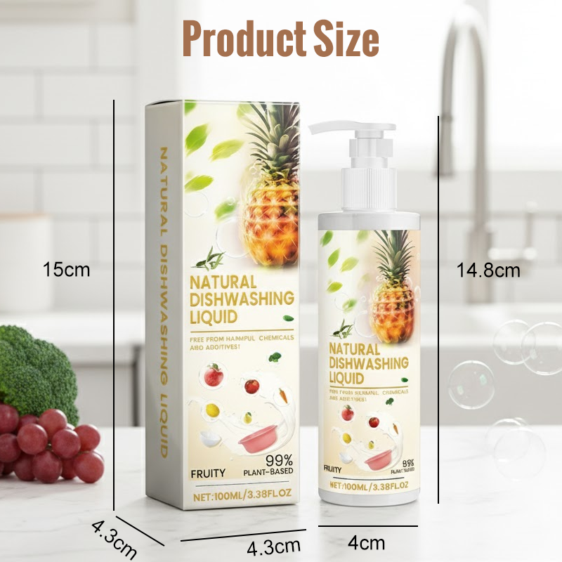 100 ml kemikaliefri frukt- och grönsakstvätt