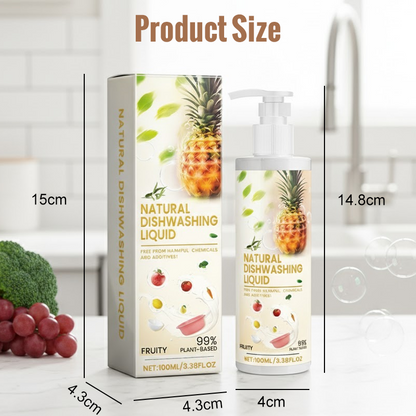 100 ml kemikaliefri frukt- och grönsakstvätt