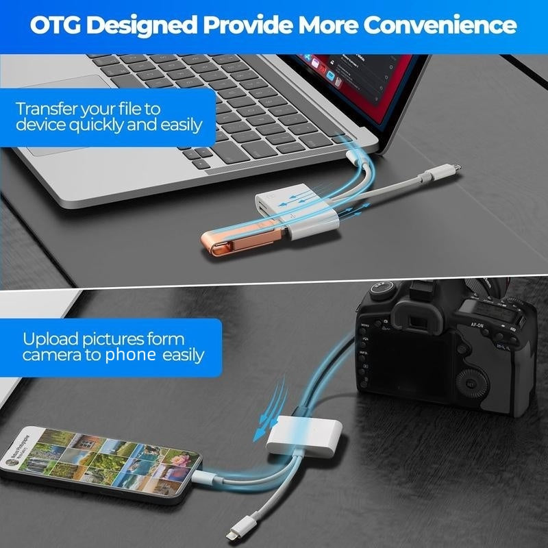 3-i-1 USB-C minneskortläsare