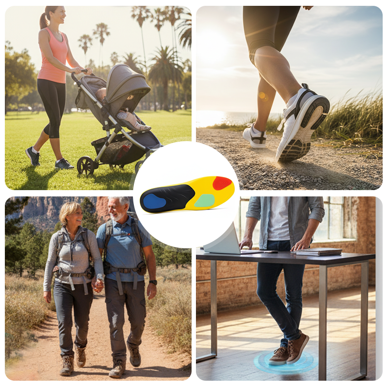 👟 60% RABATT! 🦶 Professionella ortopediska sportinlägg – Dämpande, bågstödjande & avlastande – perfekta för löpning, vandring eller långa arbetsdagar 🏃‍♂️