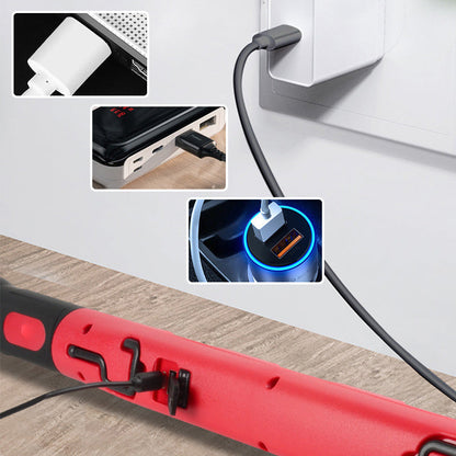 🔦 50% RABATT NU! 💡 Multifunktionell LED Handhållen Arbetslampa – Stark Strålkastare, Type-C Snabbladdning & USB-utgång – Magnetisk Bas + Krokar, 360° Roterande 🧲