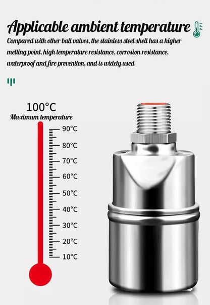 💧🔩 Automatisk flytventil i 304 rostfritt – håller vattennivån perfekt, rostar aldrig