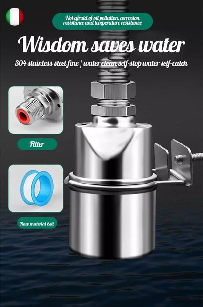 💧🔩 Automatisk flytventil i 304 rostfritt – håller vattennivån perfekt, rostar aldrig