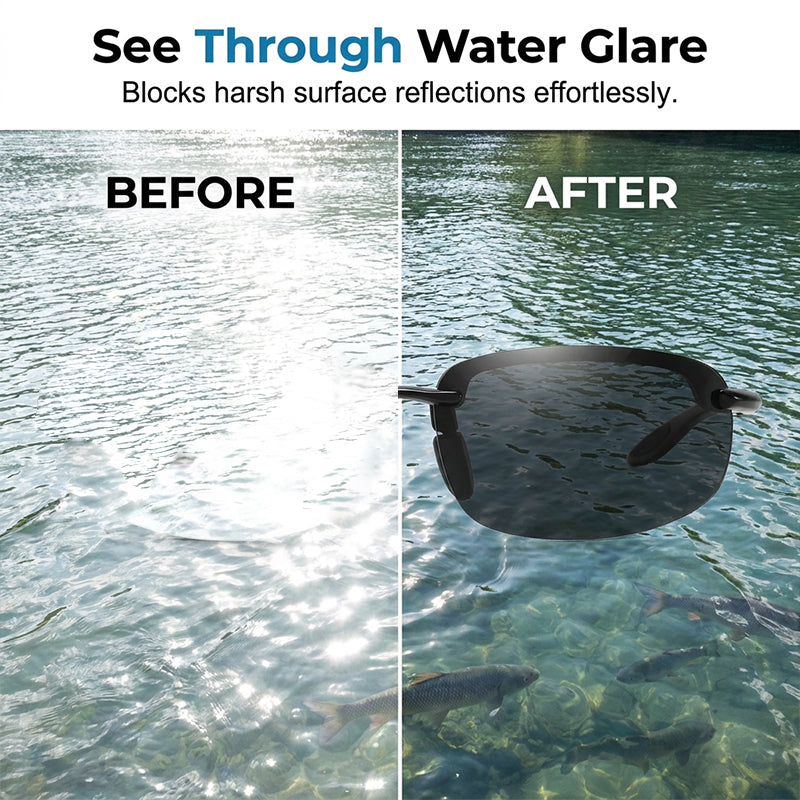 Ultralätta polariserade fiskesolglasögon