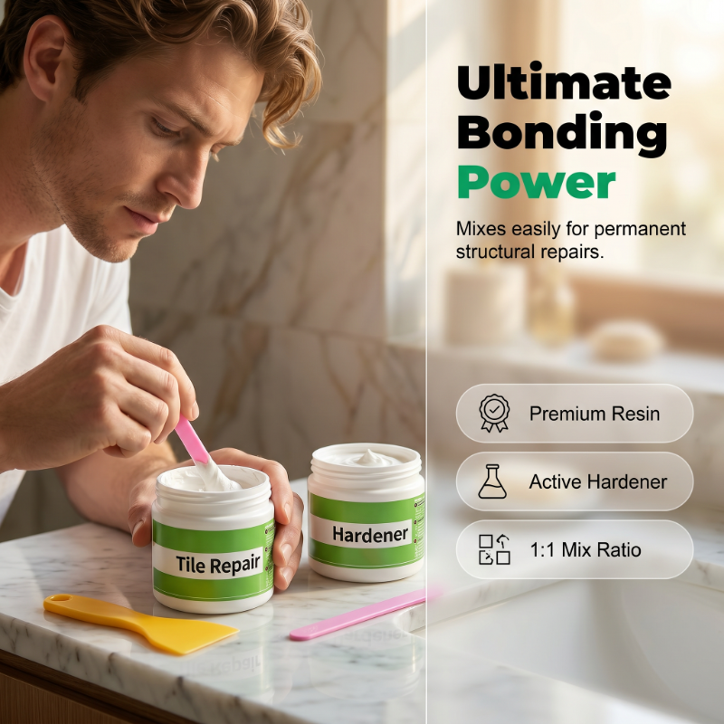ile Grout Repair Kit – Ta bort sprickor, återställ glansen 🧱✨ Professionell reparation på några minuter – inga förkunskaper krävs, inget kladd, bara perfekta resultat! 🛠️💎