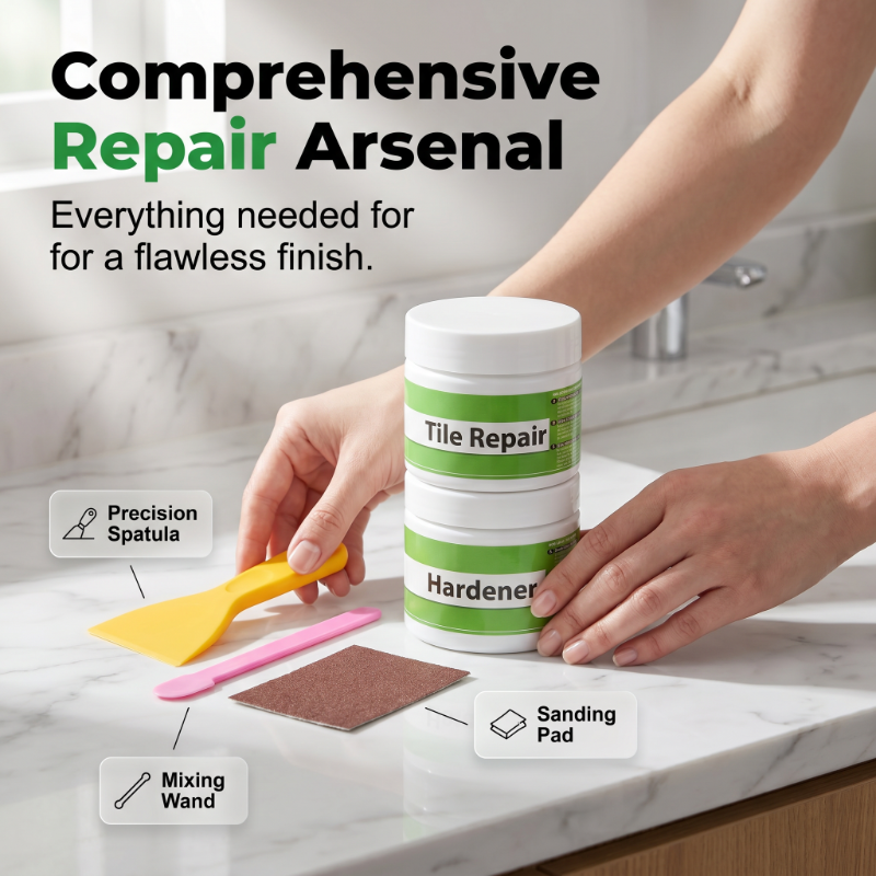 ile Grout Repair Kit – Ta bort sprickor, återställ glansen 🧱✨ Professionell reparation på några minuter – inga förkunskaper krävs, inget kladd, bara perfekta resultat! 🛠️💎