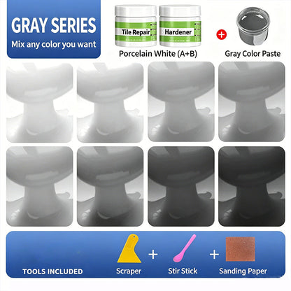 ile Grout Repair Kit – Ta bort sprickor, återställ glansen 🧱✨ Professionell reparation på några minuter – inga förkunskaper krävs, inget kladd, bara perfekta resultat! 🛠️💎