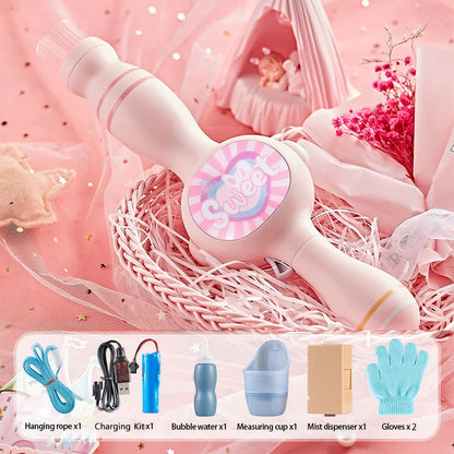 🔥50% OFF NOW🫧Cute Magic Smoke Bubble Wand Set‑Fun Fog Bubbles Toy for Kids Outdoor Party Play