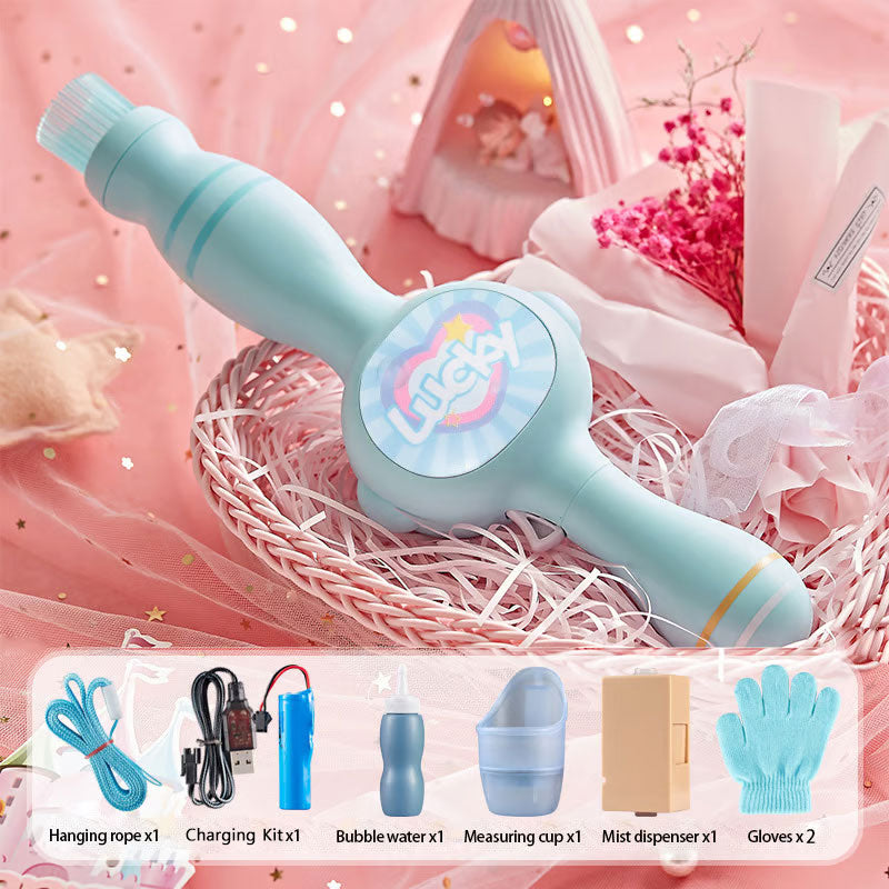 🔥50% OFF NOW🫧Cute Magic Smoke Bubble Wand Set‑Fun Fog Bubbles Toy for Kids Outdoor Party Play