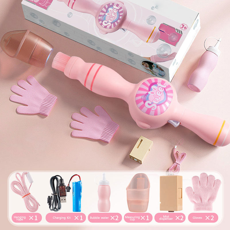🔥50% OFF NOW🫧Cute Magic Smoke Bubble Wand Set‑Fun Fog Bubbles Toy for Kids Outdoor Party Play