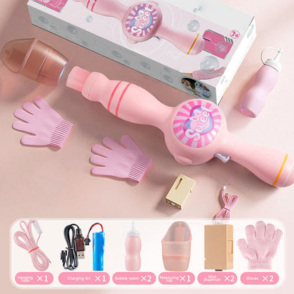 🔥50% OFF NOW🫧Cute Magic Smoke Bubble Wand Set‑Fun Fog Bubbles Toy for Kids Outdoor Party Play