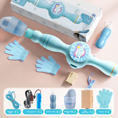 🔥50% OFF NOW🫧Cute Magic Smoke Bubble Wand Set‑Fun Fog Bubbles Toy for Kids Outdoor Party Play