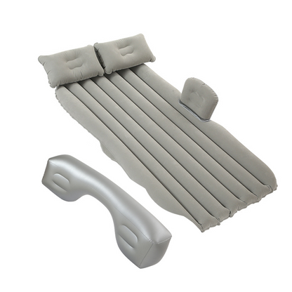 🛏️🚗 Uppblåsbar luftmadrass för bilen – mjuk och stödjande, komplett set med pump och kuddar 🌙✨