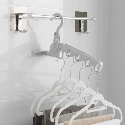 🧳 Köp 1 få 1 Gratis! 👔 Hopfällbar klädhängare – praktisk för resor, små utrymmen & smart förvaring – perfekt för hotell och hemmet 🏠