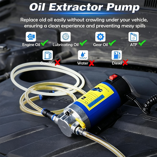 🔧🚗 Bärbar motoroljepump – kopparmotor & aluminiumlegering för enkelt oljebyte och vätskeöverföring ⚡✨