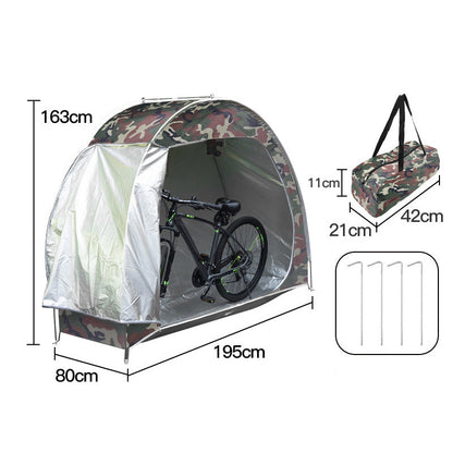 ⏳ Begränsad tid – 50 % RABATT! 🚲 Portabelt Cykelförråd för Utomhusbruk – Skydda Din Cykel Mot Väder & Smuts ⛺