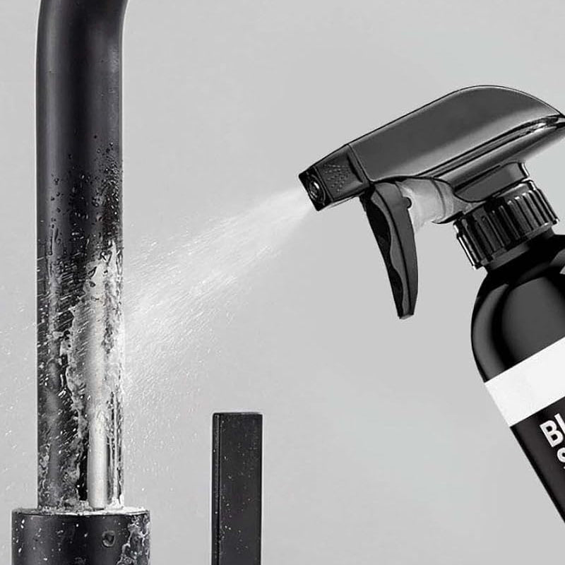 🚿 50% RABATT NU! Kalkborttagningsspray för svarta handfat och kranar – kalklösande, ytvänlig & förebygger avlagringar – perfekt för badrum, kök och duschytor ✨🧽