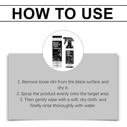 🚿 50% RABATT NU! Kalkborttagningsspray för svarta handfat och kranar – kalklösande, ytvänlig & förebygger avlagringar – perfekt för badrum, kök och duschytor ✨🧽