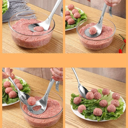📢🍖 Köttbulleformare i rostfritt stål – forma perfekta köttbullar snabbt och enkelt ⏰✨