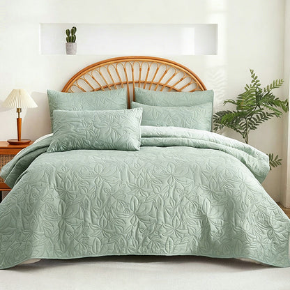 🛏️✨ Sängklädesset i 100 % bomull – enfärgad design, 4-delars set för en bekvämare sovmiljö 🌙