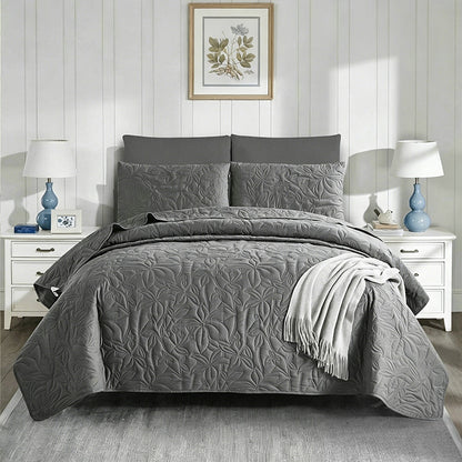 🛏️✨ Sängklädesset i 100 % bomull – enfärgad design, 4-delars set för en bekvämare sovmiljö 🌙